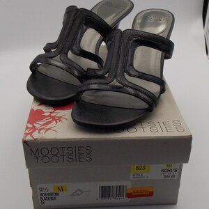NIB Women's Mootsies Tootsies Moshireenk Black Shoes Size 9.5